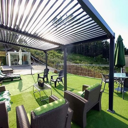 Casa Rocha Velha Con Terraza Y Piscina Particular Santiago de Compostela Exterior foto