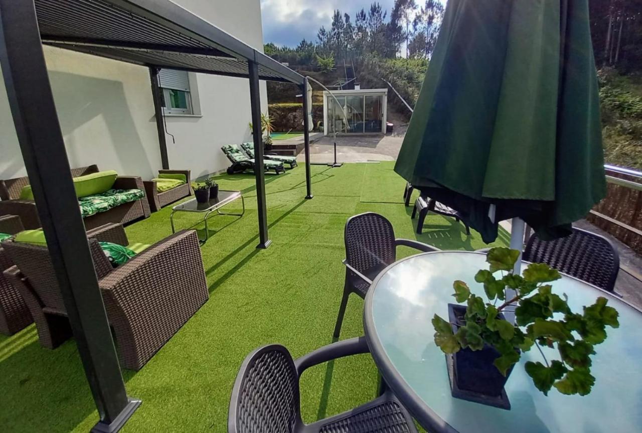 Casa Rocha Velha Con Terraza Y Piscina Particular Santiago de Compostela Exterior foto
