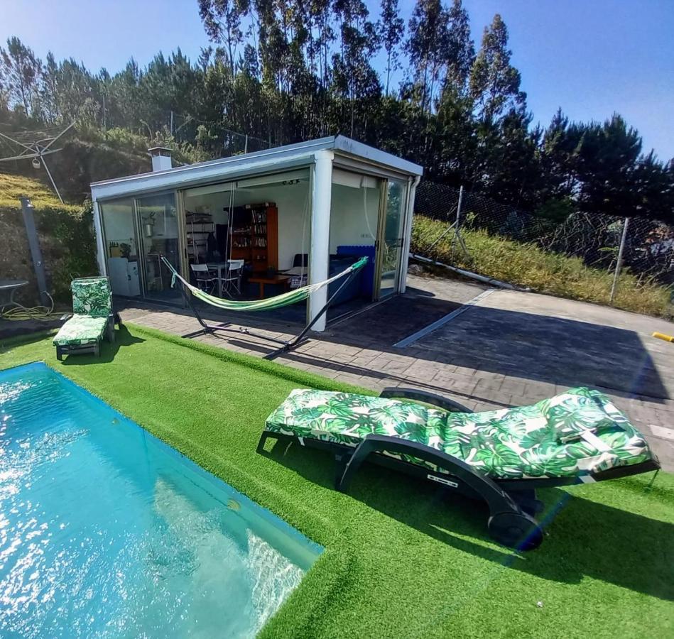 Casa Rocha Velha Con Terraza Y Piscina Particular Santiago de Compostela Exterior foto