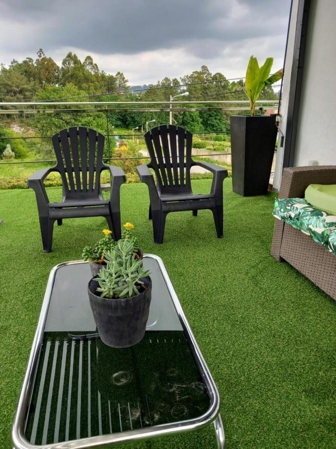 Casa Rocha Velha Con Terraza Y Piscina Particular Santiago de Compostela Exterior foto